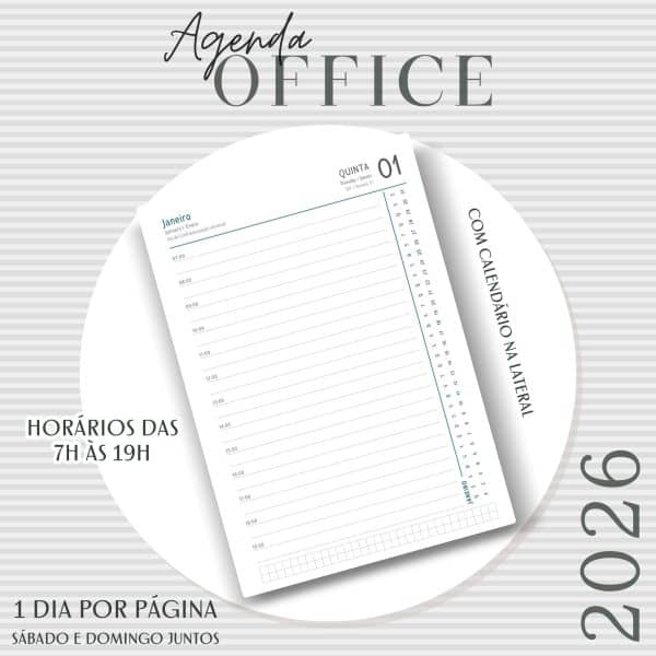 Agenda Office Diária 2026 - Capas do Mostruários - Imagem 1