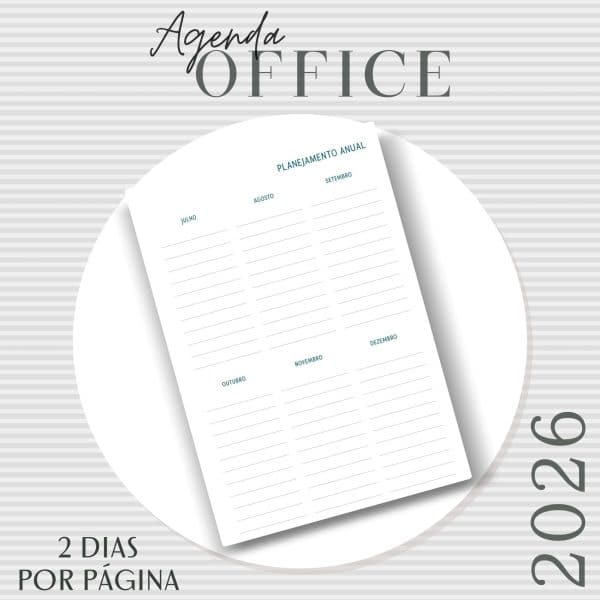 Agenda Office Dois dias por página - 2026 - Capas do Mostruários - Imagem 6