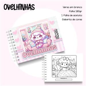 Livro de Colorir Ovelhinhas