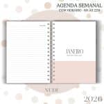Agenda visão semanal - Nude - 2026 - Imagem 7