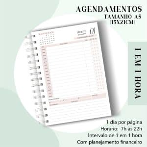 Agendamento de horários A5 - 2026 - de 1 em 1 hora