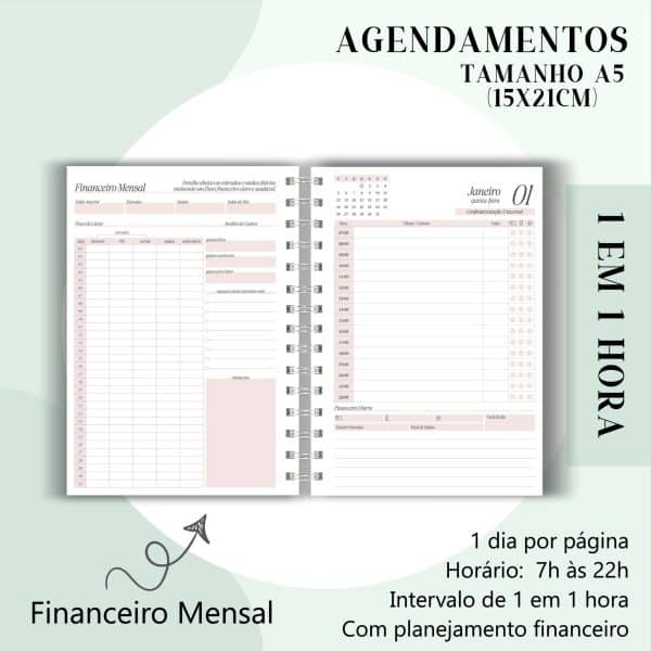 Agendamento de horários A5 - 2026 - de 1 em 1 hora - Imagem 3