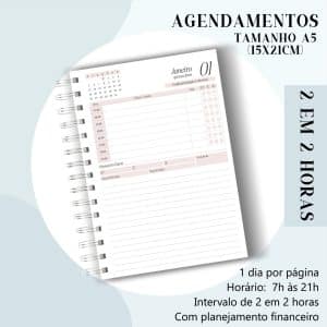 Agendamento de horários A5 - 2026 - de 2 em 2 horas