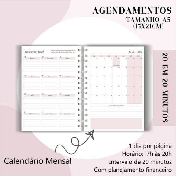 Agendamento de horários A5 - 2026 - de 20 em 20 minutos - Imagem 4