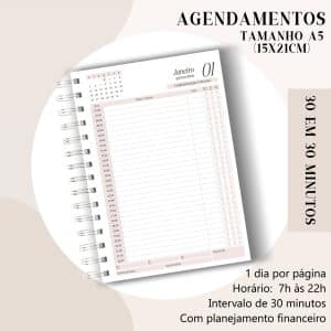 Agendamento de horários A5 - 2026 - de 30 em 30 minutos