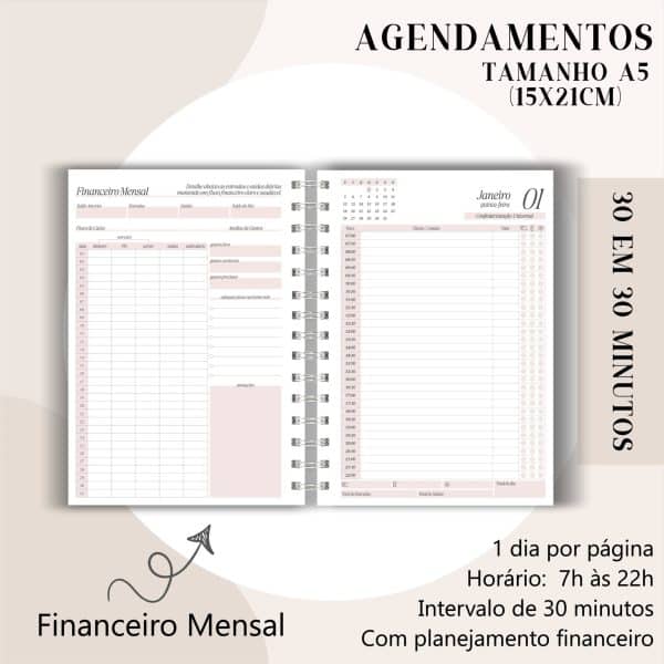 Agendamento de horários A5 - 2026 - de 30 em 30 minutos - Imagem 3