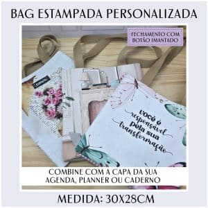 BAG/SACOLA - Personalizada no mesmo tema e nome.