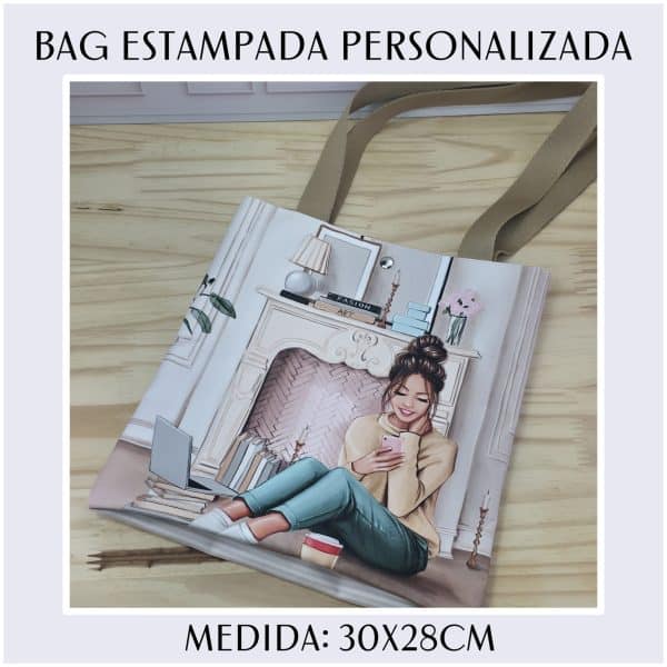 BAG/SACOLA - Tema e com nome personalizado - Imagem 6