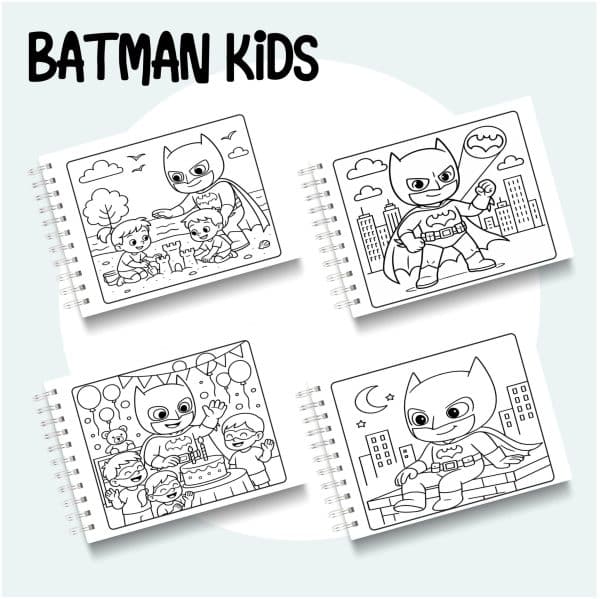 Livro de Colorir Batman Kids - Imagem 2