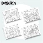 Livro de Colorir Bombeiros - Imagem 2