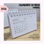 Calendário de Mesa Feminino - 2026