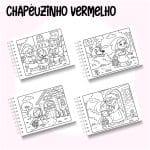 Livro de Colorir Chapeuzinho Vermelho - Imagem 2
