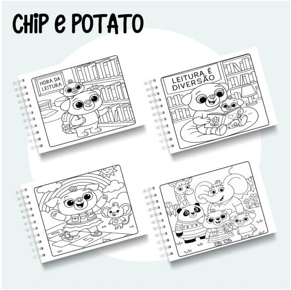 Livro de Colorir Chip e Potato - Imagem 2