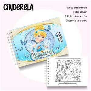 Livro de Colorir Cinderela