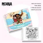 Livro de Colorir Moana