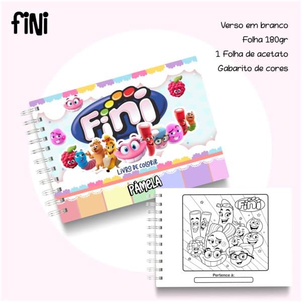 Livro de Colorir Fini - Imagem 1