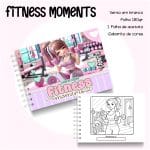 Livro de Colorir Fitness Moments