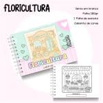 Livro de Colorir Floricultura
