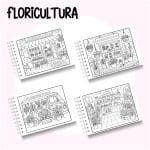 Livro de Colorir Floricultura - Imagem 2