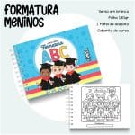 Livro de Colorir Formatura Meninos