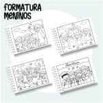 Livro de Colorir Formatura Meninos - Imagem 2