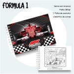 Livro de Colorir Fórmula 1