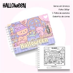Livro de Colorir Halloween
