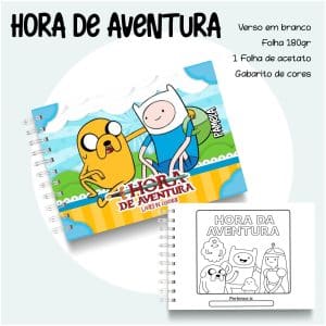 Livro de Colorir Hora de Aventura