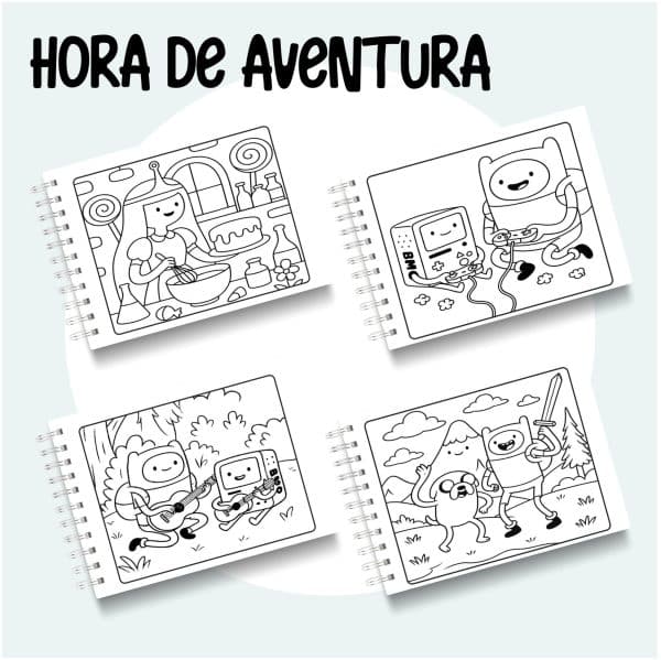 Livro de Colorir Hora de Aventura - Imagem 2