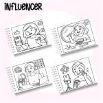 Livro de Colorir Influencer - Imagem 2