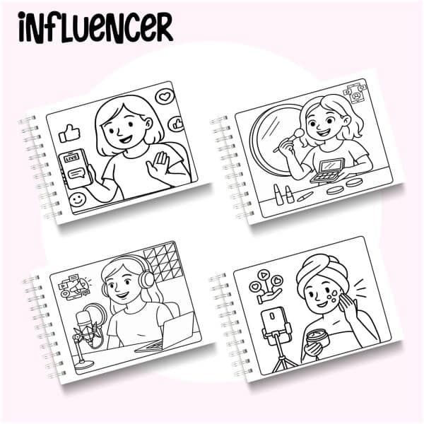 Livro de Colorir Influencer - Imagem 2
