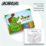 Livro de Colorir Jacarelvis