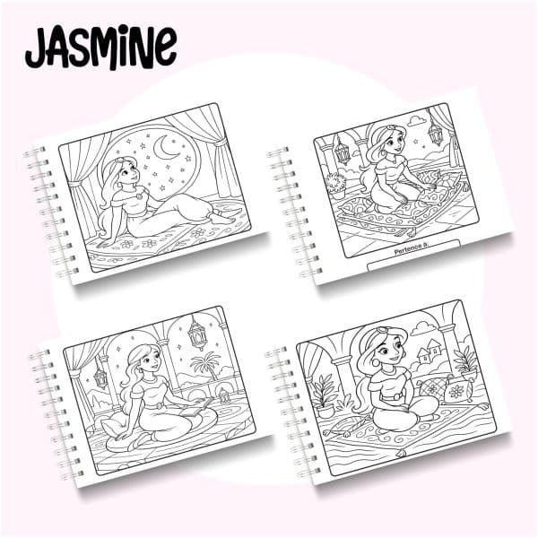 Livro de Colorir Jasmine - Imagem 2
