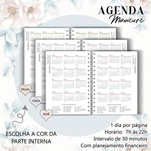 Agenda Manicure - 2026 - Capa 03 - Imagem 3