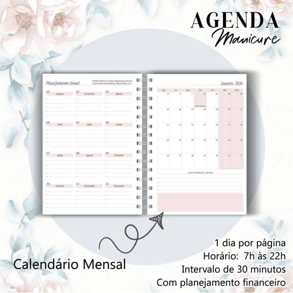 Agenda Manicure - 2026 - Capa 03 - Imagem 4