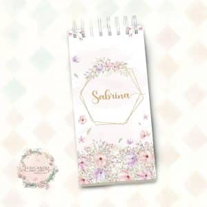 Bloquinho Slin - Floral Aquarela