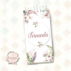 Bloquinho Slin - Floral Elegante