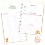 Caderno - Capivara Menina - Mod 02 - Coleção 2025 - Imagem 2