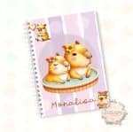 Caderno - Capivara Menina - Mod 01 - Coleção 2025