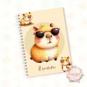 Caderno - Capivara Menino - Mod 02 - Coleção 2025