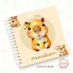 Livro do Bebê - Capivara Menina - Mod 02 - Coleção 2025
