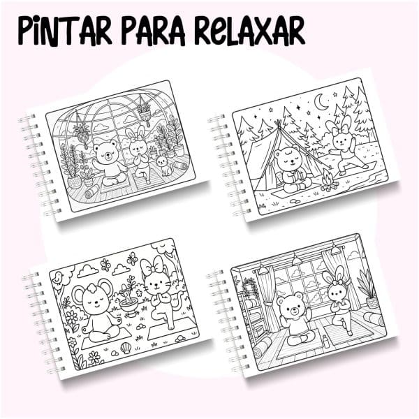 Livro de Colorir Pintar para Relaxar - Imagem 2