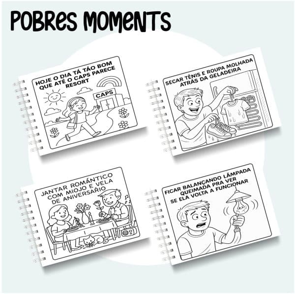 Livro de Colorir Pobres Moments - Imagem 2