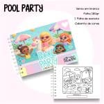 Livro de Colorir Pool Party