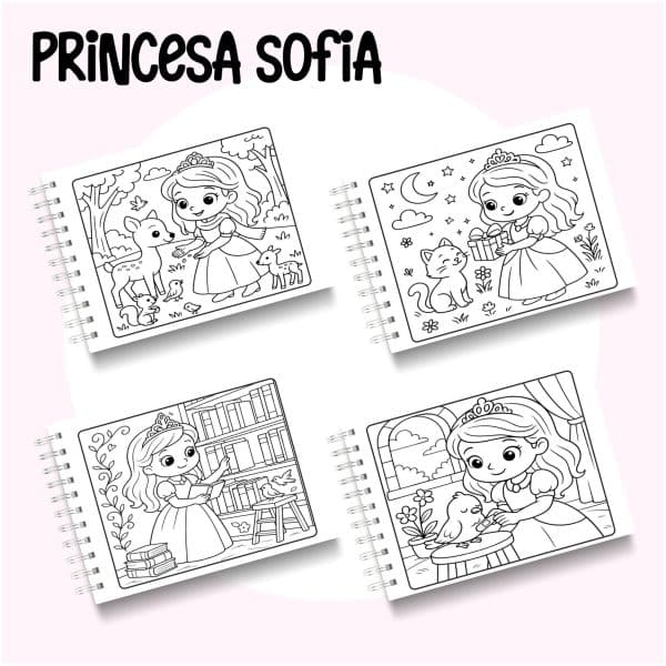 Livro de Colorir Príncesa Sofia - Imagem 2