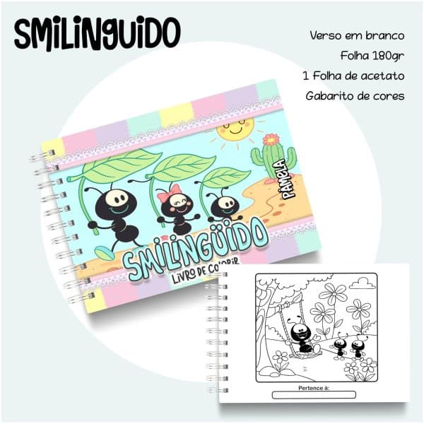 Livro de Colorir Smilinguido - Imagem 1