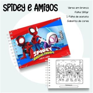 Livro de Colorir Spidey e Amigos