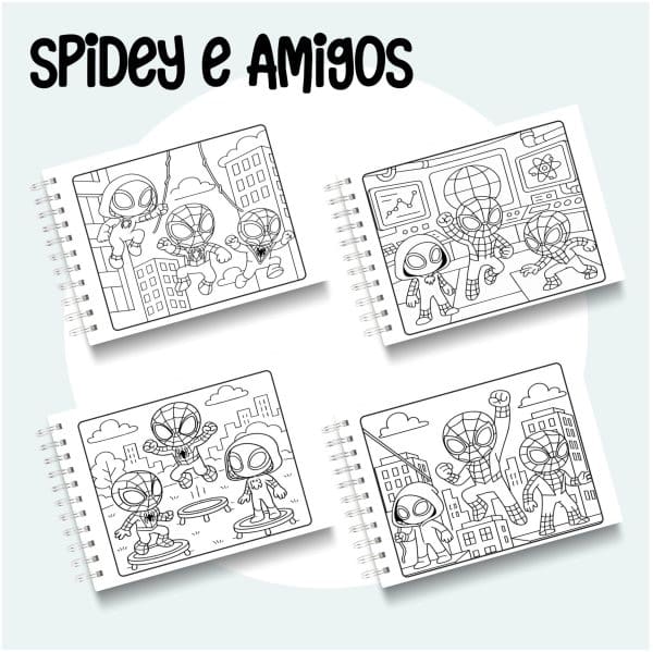 Livro de Colorir Spidey e Amigos - Imagem 2
