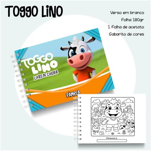 Livro de Colorir Toggo Lino - Imagem 1