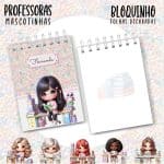 Bloquinho A6 - PROFESSORA ESCOLHA A MASCOTINHA - Imagem 2